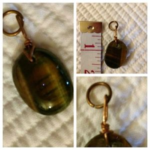 Artisan Tiger's Eye Cabachon Pendant